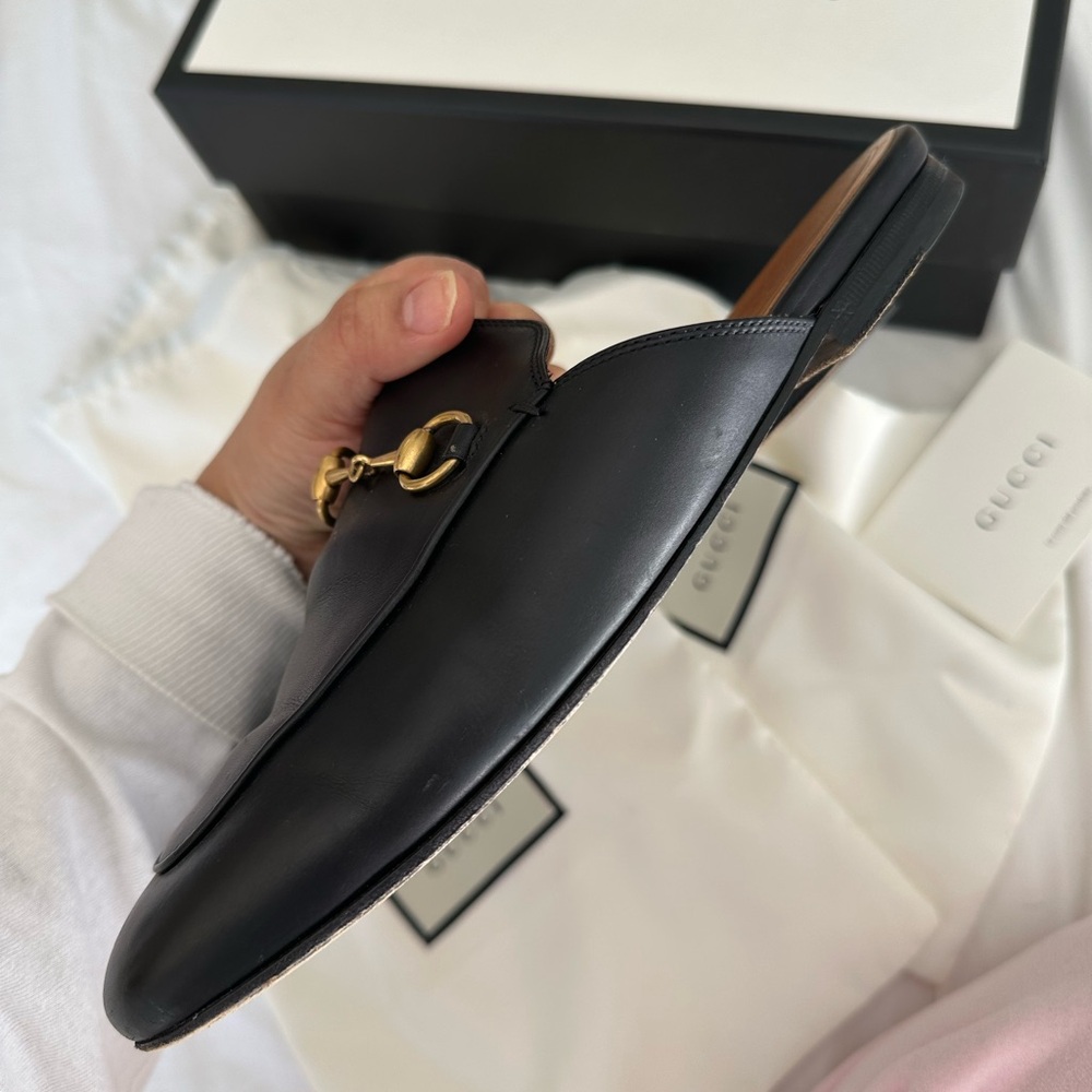 Gucci Princeton Horsebit Loafers/Mules - Picture 7 of 11